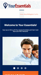 Mobile Screenshot of 4youressentials.com